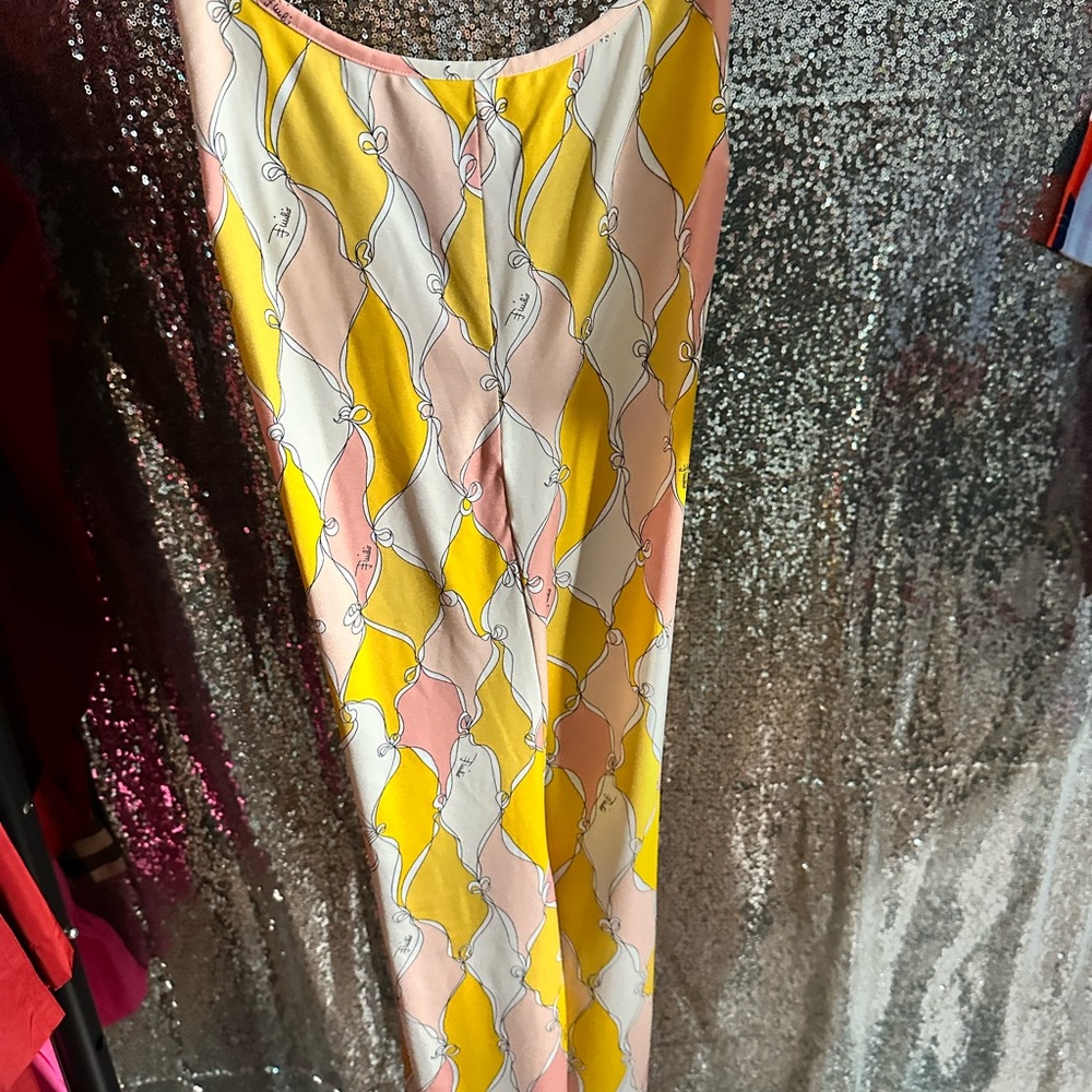 Emilio Pucci Pink and Yellow Jumpsuit